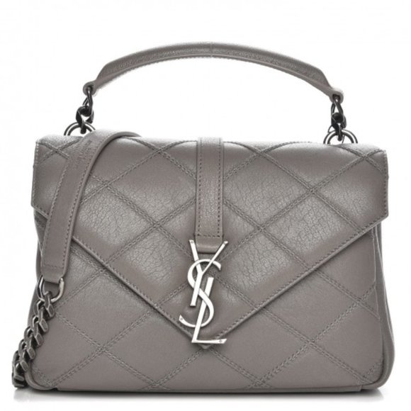 Looking To Buy SAINT LAURENT Medium Diamond Quilted COLLEGE Bag-ISO Not … - Picture 1 of 1